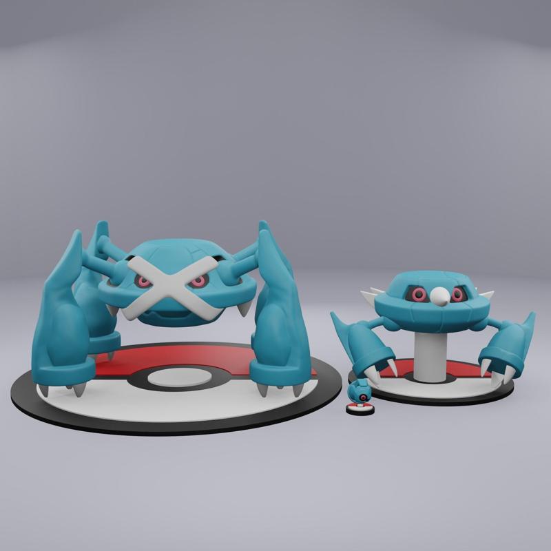 Pokemon No. 374-376 Beldum, Metang, Metagross