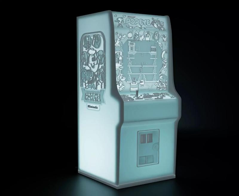 Popeye Arcade Cabinet with Lithophane