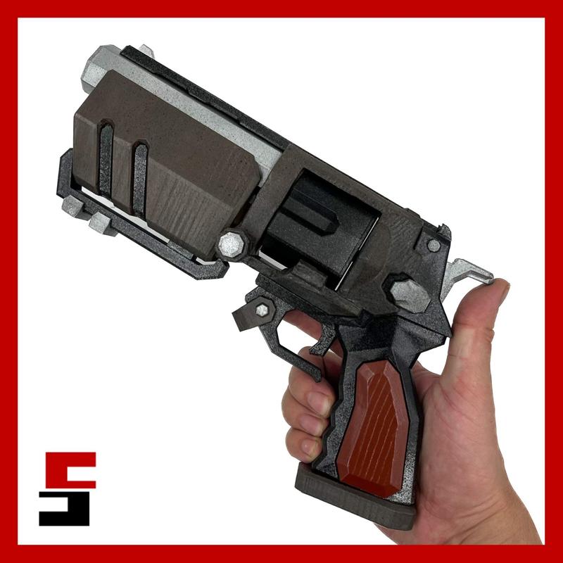 Deep Rock Galactic Bulldog revolver DRG Prop Replica Gun  Hoxxes IV