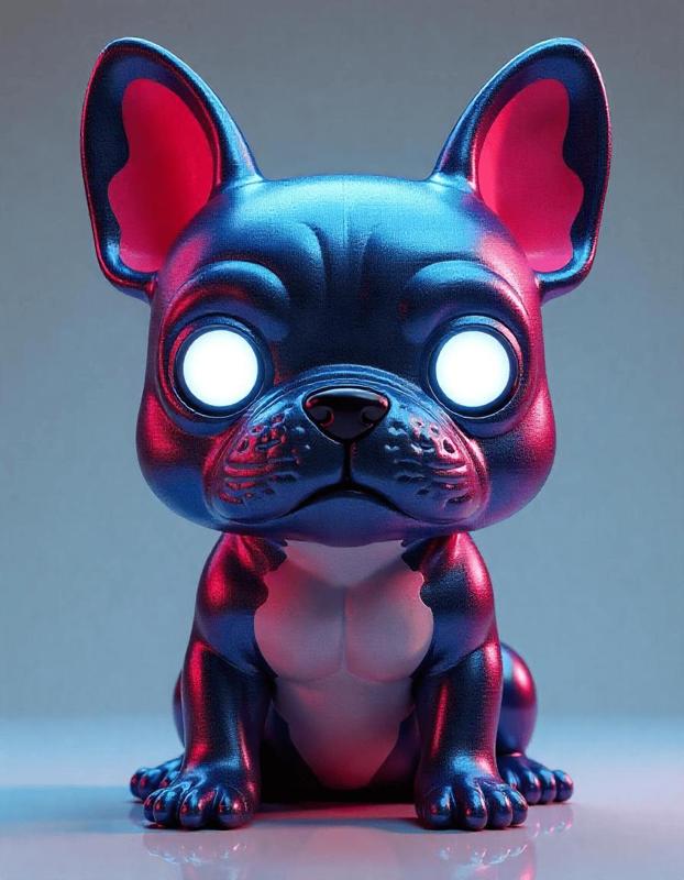 Figura perro dog Bulldog Frances