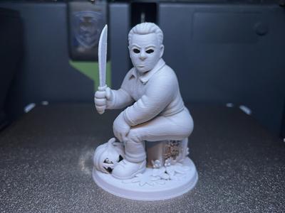 Thicc Michael Myers Halloween Themed Figurine
