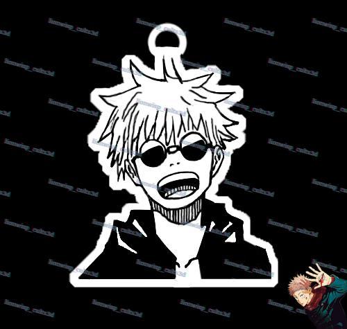 Satoru happy with sunglasses - JJK