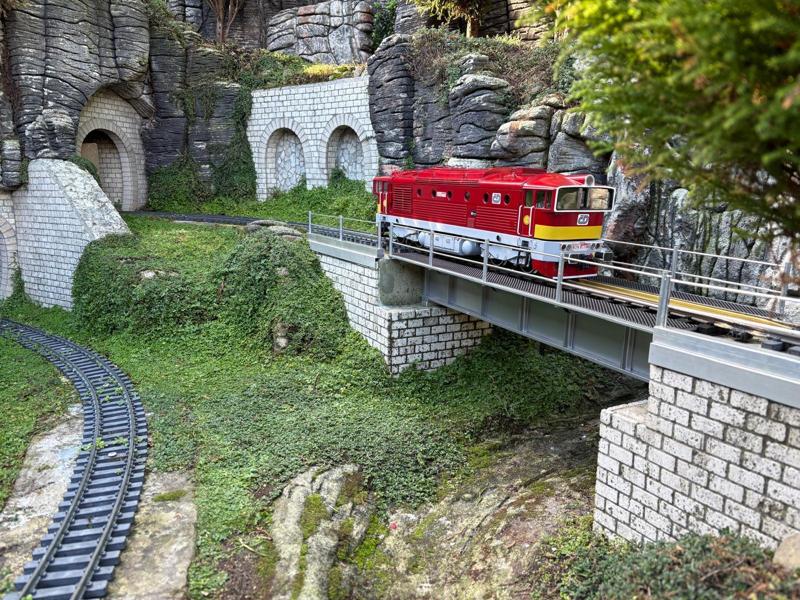 Czech locomotive series 754 Brejlovec. Scale G