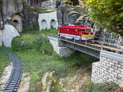 Czech locomotive series 754 Brejlovec. Scale G