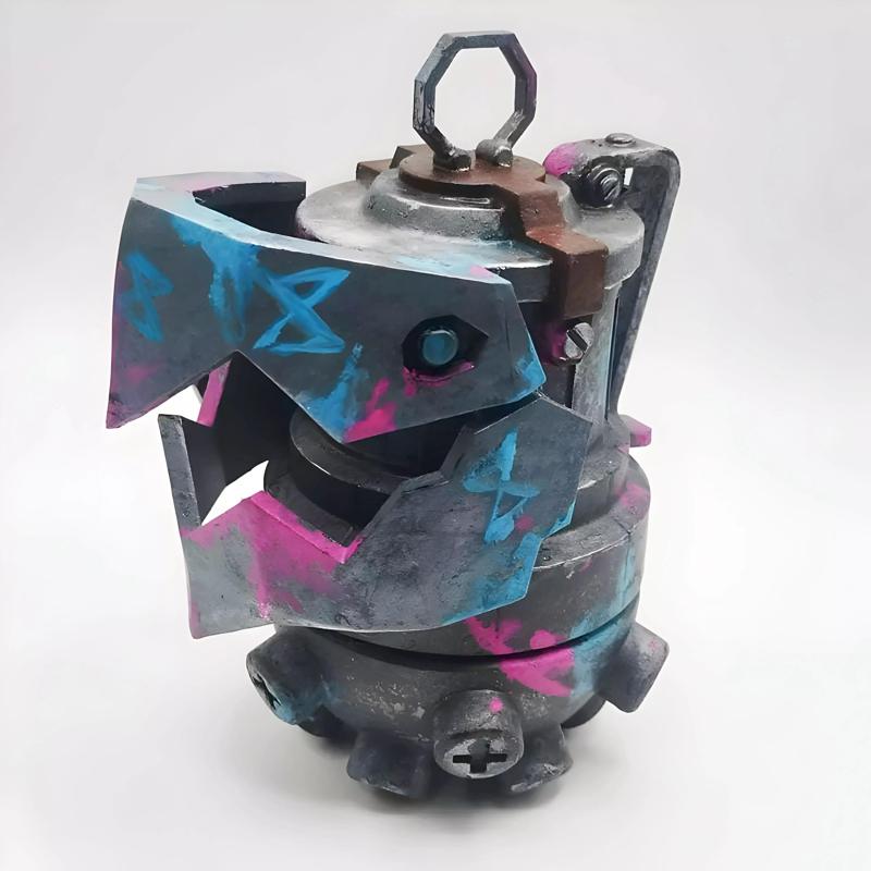 JINX HAND GRENADE 3D MODEL LEAGUE OF LEGENDS FAN ART