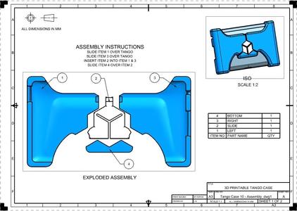 3D printable Case for Project Tango 