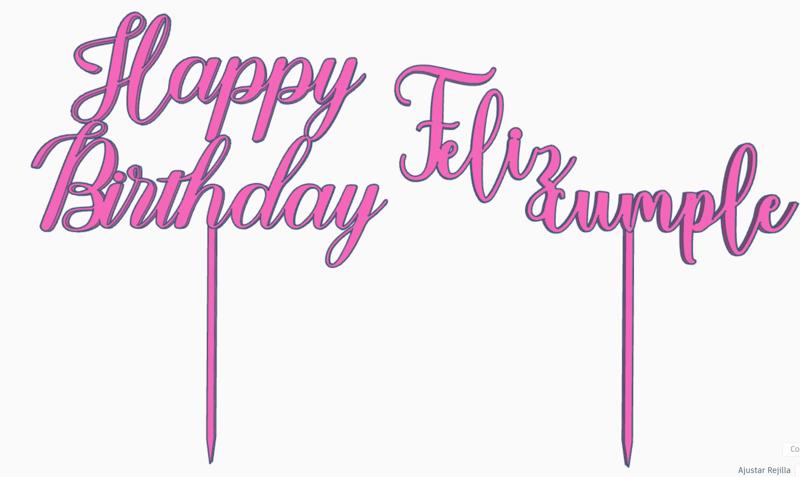 HAPPY BIRTHDAY TOPPER | HAPPY BIRTHDAY