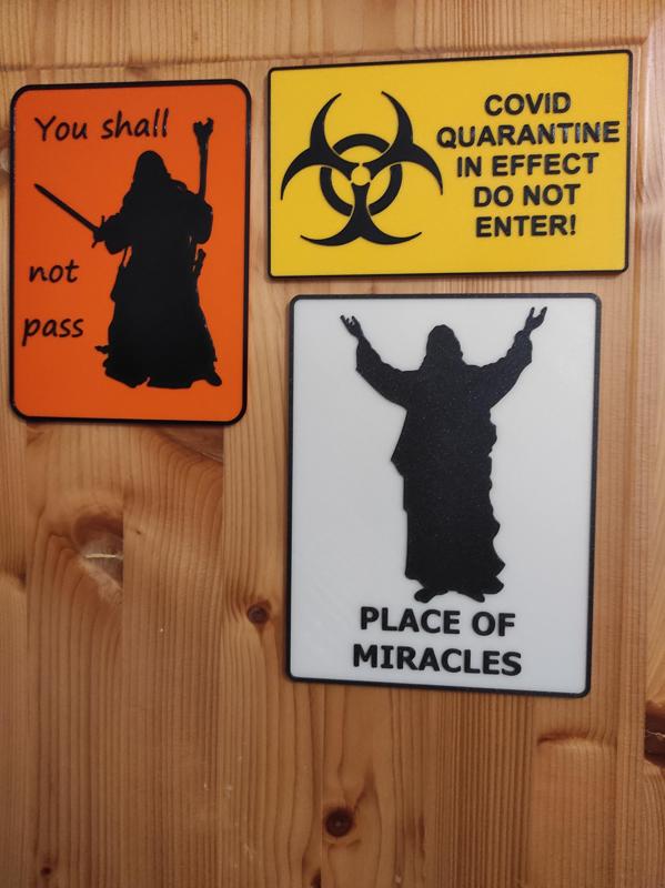 Place of Miracles - funny sign