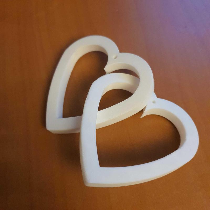 Cute Valentine intersecting hearts  ♡