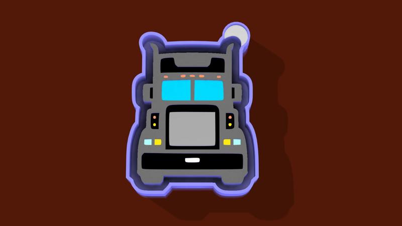 🚚 Midnight Hauler – Freshie, Keychain, Resin & Candle Mold