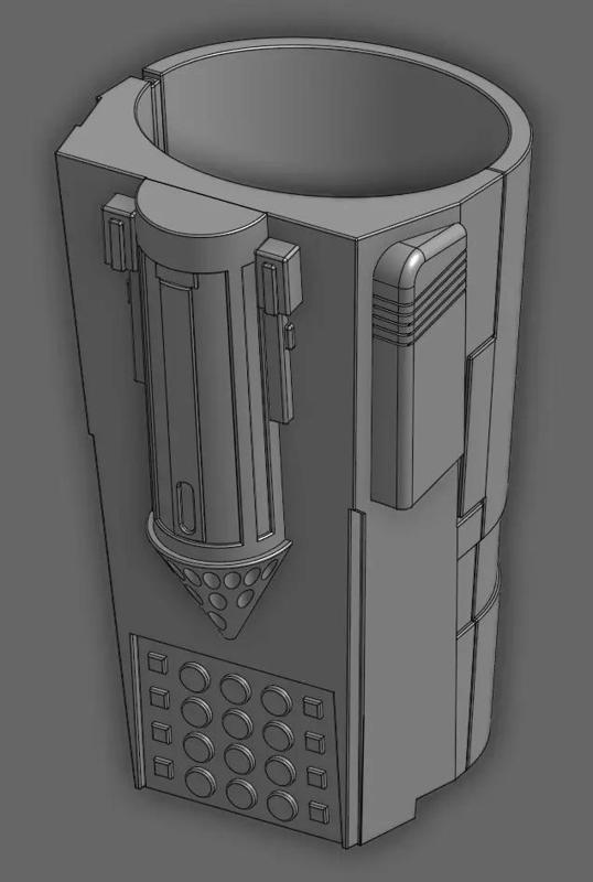 Mandalorian Left Gauntlet