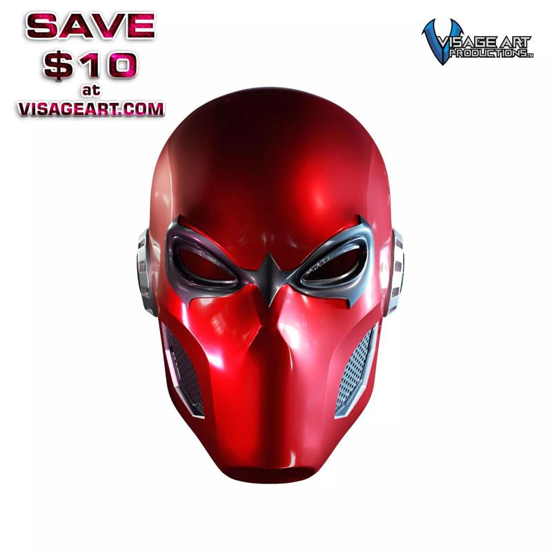 Red Knightmare Helmet 3D print model Version 3