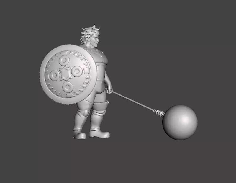 Pellegarde No Armor 3D Model