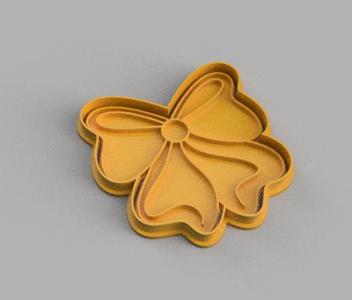 Bow cookie cutter