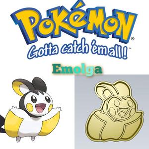 AMAZING POKEMON emolga COOKIE CUTTER STAMP CAKE DECORATING