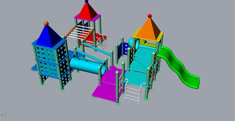 Children playground 3D Model