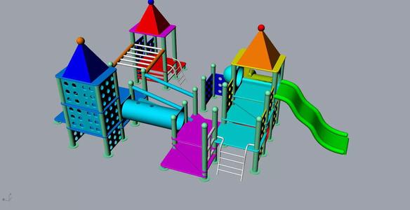 Children playground 3D Model