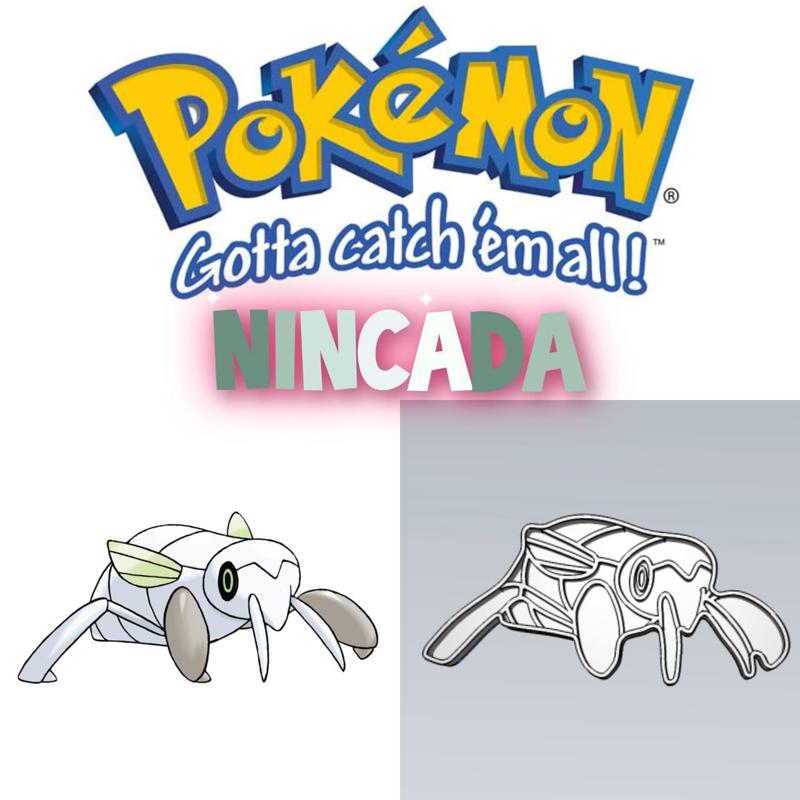 AMAZING POKEMON nincada COOKIE CUTTER STAMP CAKE DECORATING