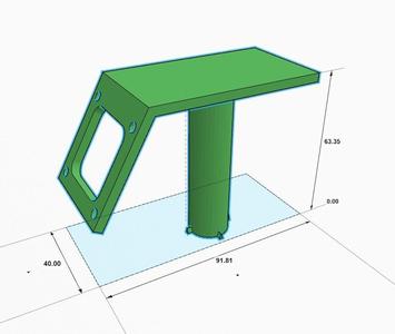 Printrbot Simple Metal extruder gantry (Designer's Placeholder)
