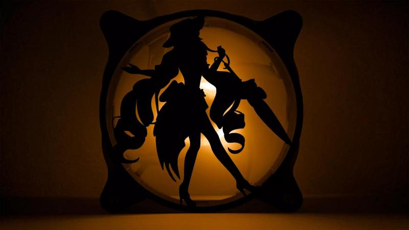 Genshin Impact Navia PC fan cover