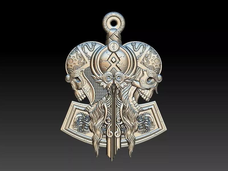 HM Kelt Viking Keychain 03