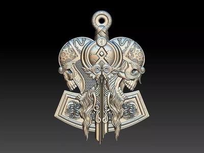 HM Kelt Viking Keychain 03