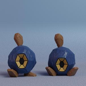 Pokemon - Roggenrola with 2 poses