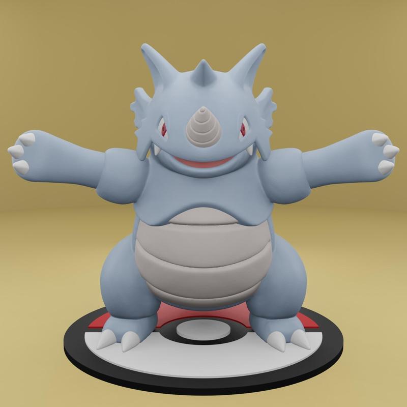 Pokemon No. 112 Rhydon