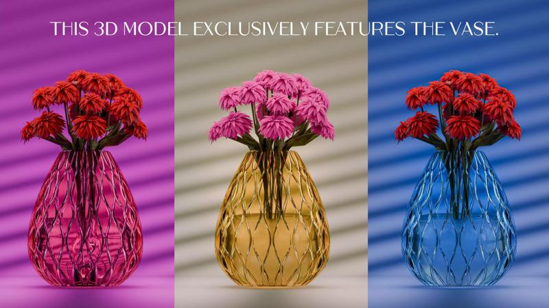 Premium 3D Vase Model - Pure Elegance in Digital Form