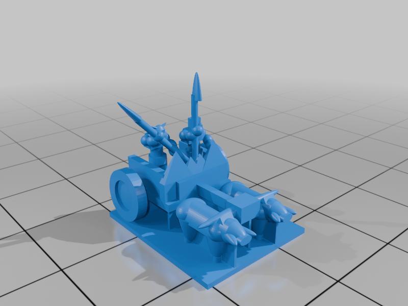  6MM FANTASY ORCS AND GOBLINS ORCS CHARRIOT