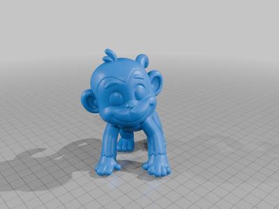Cute Miniature Monkey Figures