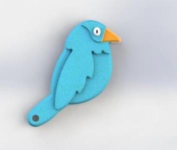 Bird Keychain