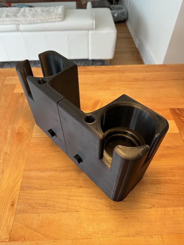 Side Shifter Cup Holders (Driver & Passanger) - Vanagon Custom Center Console for Automatic Trans