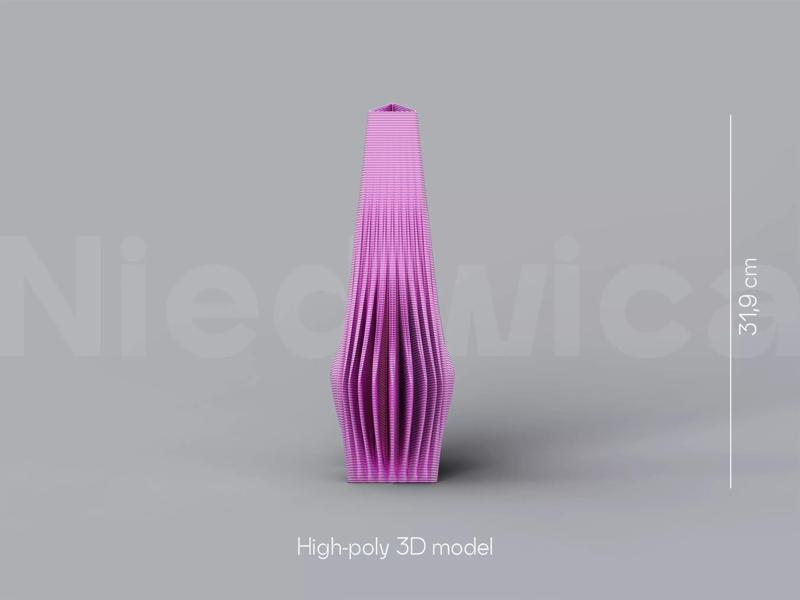 NIEDWICA VASE D-8 3D PRINTING VASE 3D MODEL STL FILE
