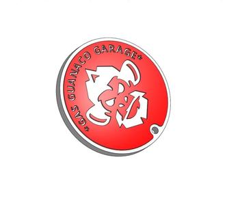 GAS GUANACO GARAGE KEYCHAIN