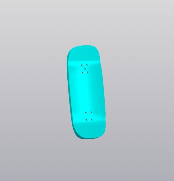 Boxy 36mm shape for medium fingerboard mold