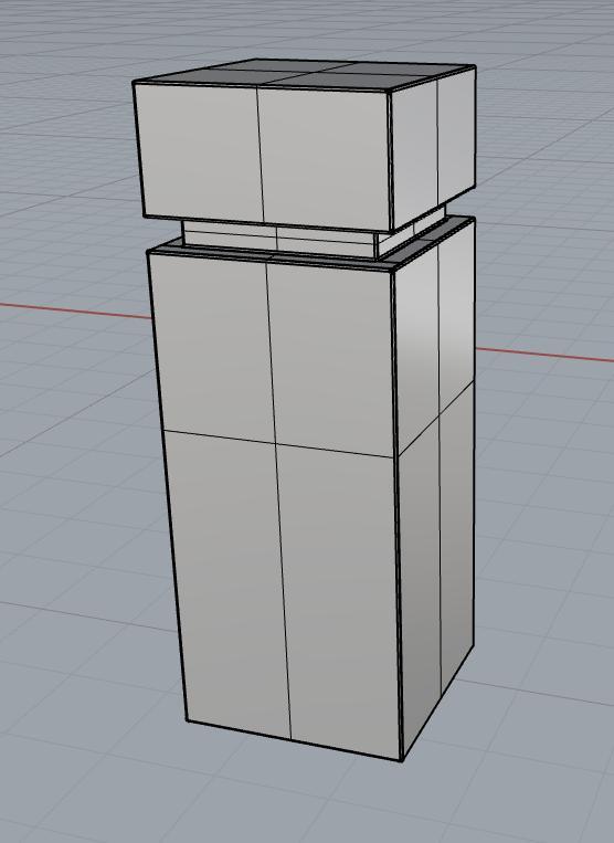 3D Chess pawn geometric design