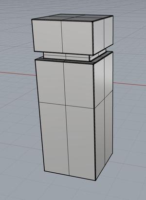 3D Chess pawn geometric design