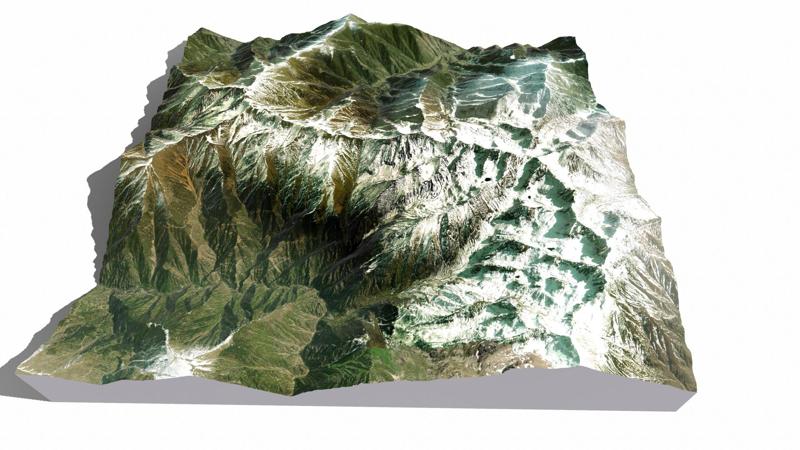 Mountain landscape Gungormez Dagi 3523m Artvin Turkey