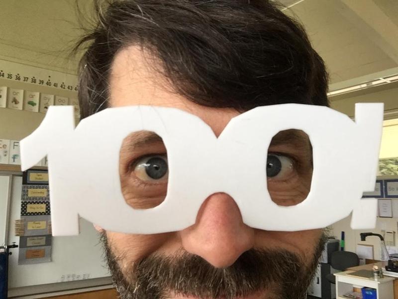 100th Day of School Glasses