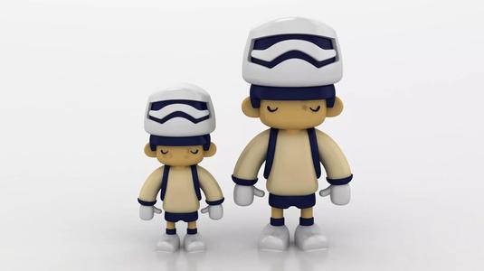 Space explorer toy 3D printable model