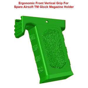 Airsoft Tokyo Marui and TM Clones Glock Style Rifle PCC Pistol Caliber Carbine Ergonomic Spare Mag Magazine Holder Vertical Front Fore Grip