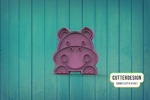 Hippo Hippo Hippo Cookie cutter