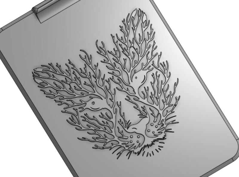 Forest Spirit Stash: Etched Wildlife Diamond Painting Bead Box