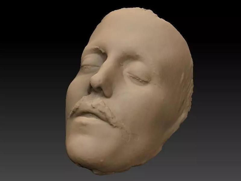 Death mask of Sigge Wulff 270mm