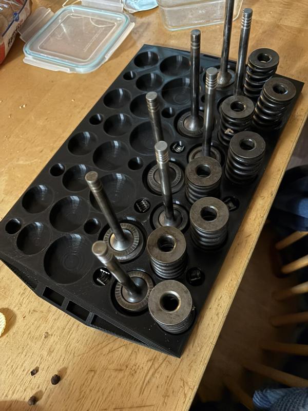 LA Small Block MOPAR Valves and Springs Plate