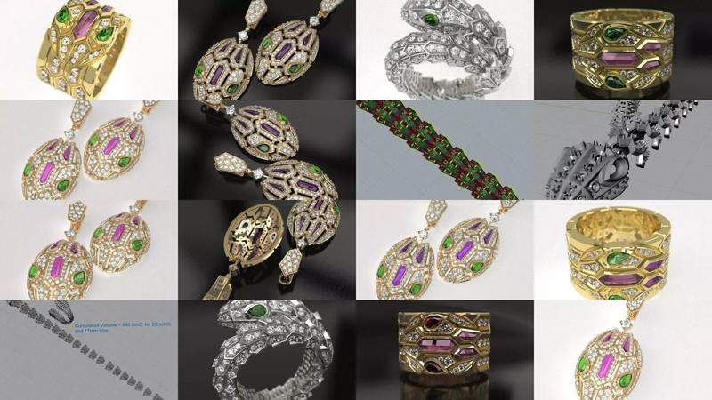 Snake serpenty replica 3D Model Collection