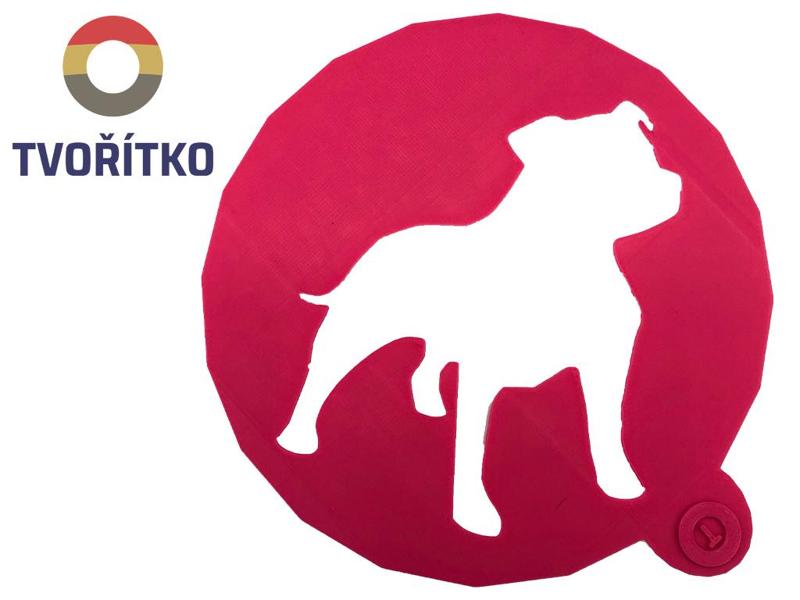 Cake stencil- Staffordshire bullterrier