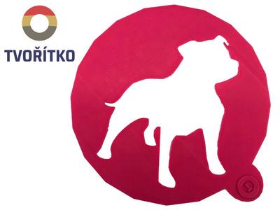 Cake stencil- Staffordshire bullterrier