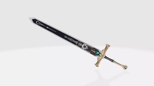 Genshin Impact - Favonius Greatsword 3D Model
